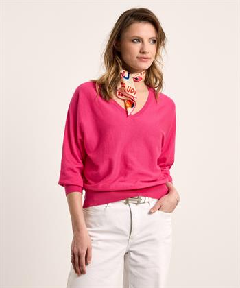 Emotions-Pullover mit V-Ausschnitt