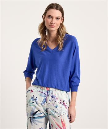 Emotions-Pullover mit V-Ausschnitt