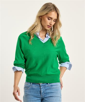 Emotions-Pullover mit V-Ausschnitt