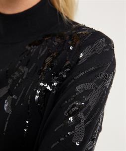 Emotions Rollkragenpullover mit Pailletten
