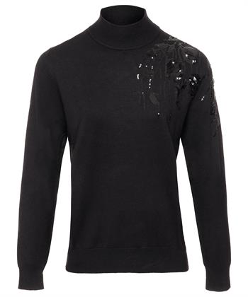 Emotions Rollkragenpullover mit Pailletten