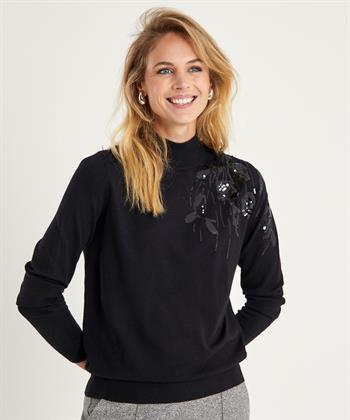 Emotions Rollkragenpullover mit Pailletten