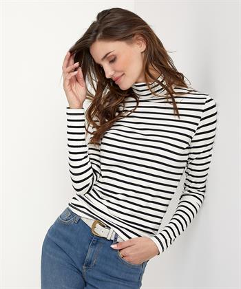 Emotions Rollkragenshirt gestreift