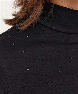Emotions Rollkragenshirt mit Strasssteinen