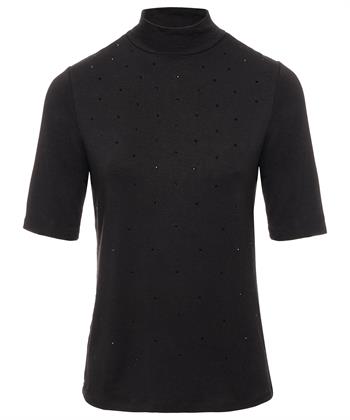Emotions Rollkragenshirt mit Strasssteinen