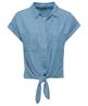 Emotions weiche Denim Bluse mit Button