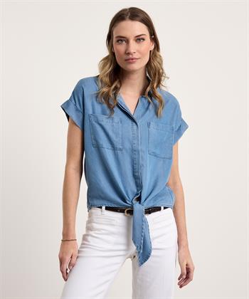 Emotions weichem Denim Bluse