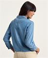 Emotions weichem Denim Blusenjacke