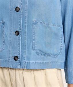 Emotions weichem Denim Blusenjacke