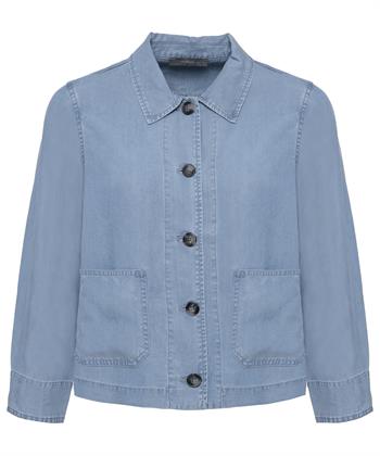 Emotions weichem Denim Blusenjacke
