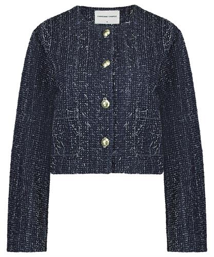 Fabienne Chapot Denim Jacke Tweed