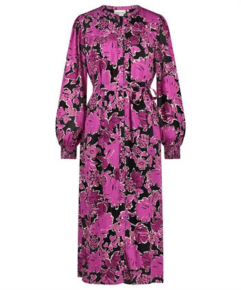 Fabienne Chapot Kleid Schleife Kordel Blumendruck Willa