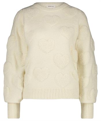 Fabienne Chapot Pullover aus Wollmischung 3D Herzen Bibian