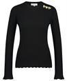 Fabienne Chapot Pullover aus Wollmischung Knopfleiste Banda