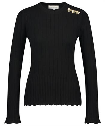Fabienne Chapot Pullover aus Wollmischung Knopfleiste Banda