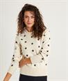 Fabienne Chapot Pullover aus Wollmischung Pailettes Sterne Rocket