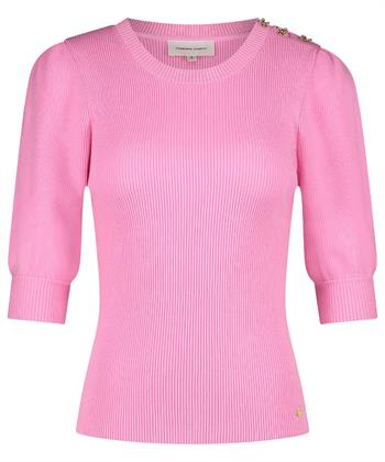 Fabienne Chapot Pullover geknöpft Rippe Lillian