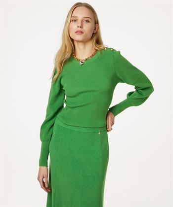 Fabienne Chapot Rippenpullover Knöpfe Lillian