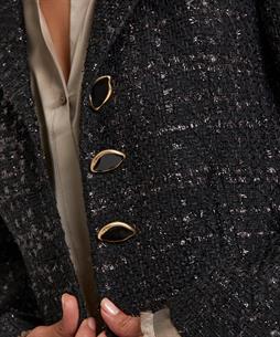 Fabienne Chapot Tweed-Blazer Lurex Cher