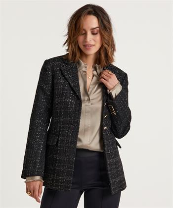 Fabienne Chapot Tweed-Blazer Lurex Cher