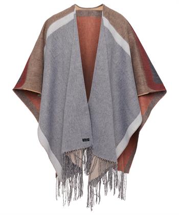 Fraas Cape Fischgrätenprint