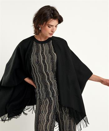 Fraas Cape mit Fransen