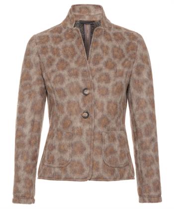Giulia e Tu Blazer gebürstet Jacquard Panther