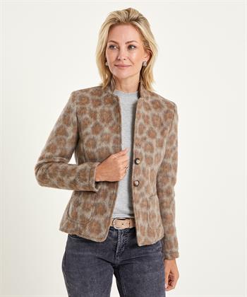 Giulia e Tu Blazer gebürstet Jacquard Panther