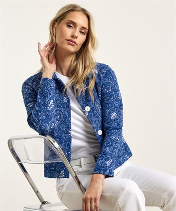 Giulia e Tu Blazer Strickjacke Jacquard Paisley