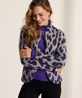 Giulia e Tu Blazer Strickjacke Jacquard Tier