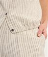Giulia e Tu Bluse Leinenmischung gestreift