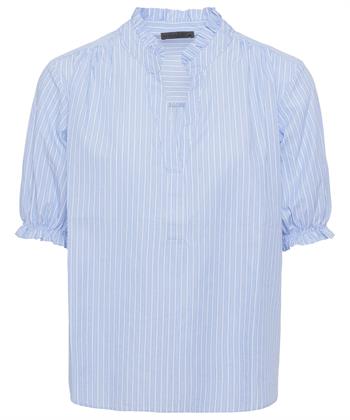 Giulia e Tu Bluse Puffärmel gestreift