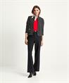 Giulia e Tu Bouclé-Blazer mit Streifen