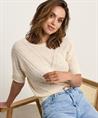 Giulia e Tu Bouclé Pullover durchbrochen