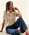 Giulia e Tu durchbrochener Pullover Lurex