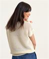 Giulia e Tu durchbrochener Pullover Lurex