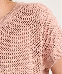Giulia e Tu durchbrochener Pullover Lurex