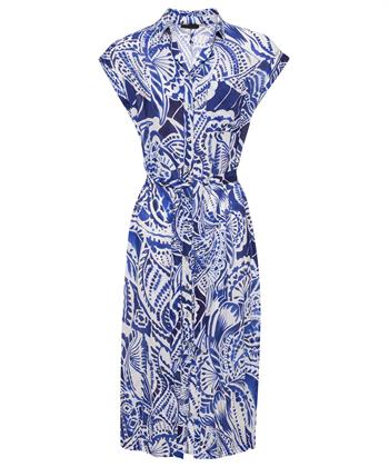Giulia e Tu durchknöpfbares Kleid mit Blumendruck