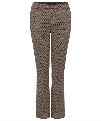 Giulia e Tu flared Hose Jacquard