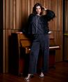 Giulia e Tu Hose mit weitem Bein Lurex