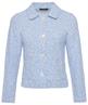 Giulia e Tu Jacquard-Blazer Strickjacke Crinkle