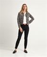 Giulia e Tu Jacquard-Jacke mit Panther-Print