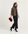 Giulia e Tu Jacquard-Strickjacke pied-de-poule