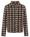 Giulia e Tu Jacquard-Strickjacke pied-de-poule