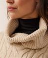 Giulia e Tu Kabel Spencer Rollkragenpullover