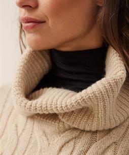 Giulia e Tu Kabel Spencer Rollkragenpullover