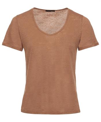 Giulia e Tu Leinen Shirt V-Ausschnitt