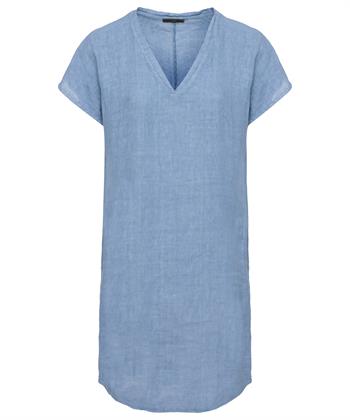 Giulia e Tu Leinenkleid V-Ausschnitt