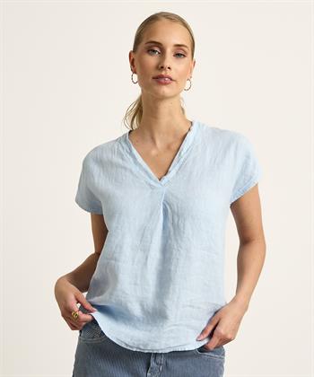 Giulia e Tu linnen blouse V-hals