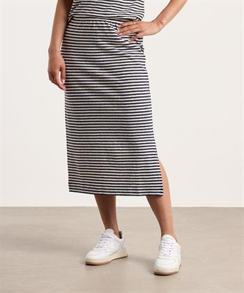 Giulia e Tu linnenmix rok streepjes